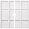 Ekena Millwork Rubik Architectural Grade PVC Contemporary Ceiling Medallion, Two Piece, 32"OD x 3"ID x 11"C x 1"P CMP32RK2-03000 - alternate 1